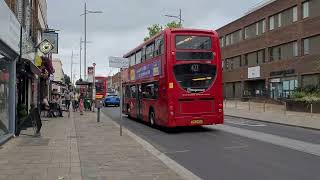 London Buses at BROADWAY in Bexleyheath 2022 [upl. by Atiuqer]