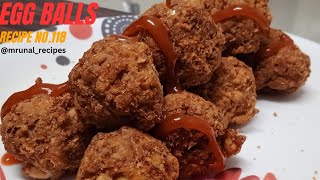 EGG BALLS  EGGS RECIPE 🥚 [upl. by Patt]