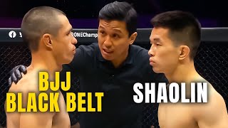 When A BJJ Black Belt amp A Shaolin Monk Meet In MMA 😱 [upl. by Eelydnarb379]