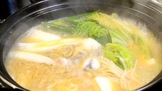 鍋の王様、アンコウ鍋の作り方 How to make anko nabe monkfish hot pot [upl. by Gleeson]