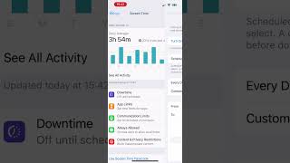 Set Up Screen Time  Down Time limit on Iphone IOS 16 [upl. by Anoval288]