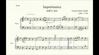 Impertinence HWV 494  George Frideric Handel  Piano Repertoire 2 [upl. by Aicilaana304]