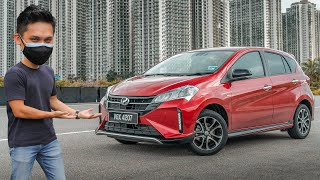 2022 Perodua Myvi facelift first impressions review  from RM46k [upl. by Ybbor]