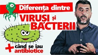 Iată diferențele dintre viruși virusuri și bacterii [upl. by Nnylorac860]