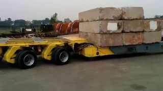 Modular TrailersGoldhoferMulti AxleHydraulic Trailers China Heavy Transporter [upl. by Landa]