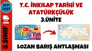 8SINIF İNKILAP TARİHİ 3ÜNİTE LOZAN BARIŞ ANTLAŞMASI [upl. by Cristina]