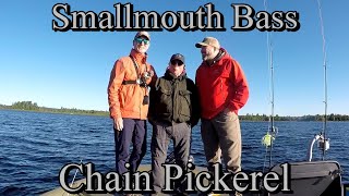 Smallmouth Bass amp Chain Pickerel Fishing Magaguadavic Lake fishing fish fishingvideo [upl. by Subir]