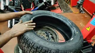 Maruti Breeza Tyre Fitting  MRF 20560R16 Zigma [upl. by Rozina708]