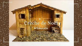 IDÉE CRÈCHE de NOËL artisanale en bois made in FRANCE [upl. by Marchak]