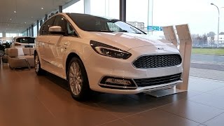 2017 FORD SMAX VIGNALE REVIEW [upl. by Eocsor]