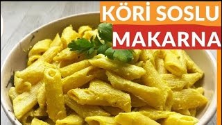 Köri Soslu Makarna Tarifi  Kremalı Köri Soslu Makarna Nasıl Yapılır  Körili Makarna [upl. by Almeda]