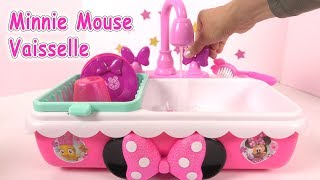 Cuisine Minnie Mouse Vaisselle Evier pour Enfants Kitchen Sink Set [upl. by Ahsiened]