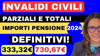 ✅IMPORTI PENSIONE INVALIDITÀ CIVILE 2024 ➜ LA GUIDA COMPLETA [upl. by Selway290]