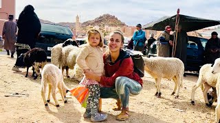 WONDERFUL Weekly Market of AntiAtlas Mountains 🇲🇦 Moroccan SOUK in TAFRAOUTE Morocco [upl. by Thera]