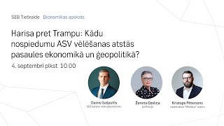 Diskusija Kādu nospiedumu ASV prezidenta vēlēšanas atstās pasaules ekonomikā un ģeopolitikā [upl. by Tamer]