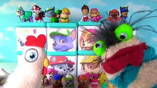 Huge PAW PATROL Surprise Blind Boxes Show  Shopkins Mashems Chocolate Suprises Eggs [upl. by Gnot387]