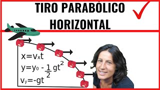 TIRO PARABÓLICO HORIZONTAL Cómo hacer cualquier problema Preguntas típicas [upl. by Ayaladnot]