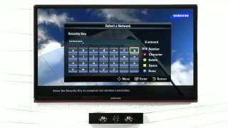 How to Connect a Samsung TV to a Wired or Wireless Network [upl. by Ynna521]