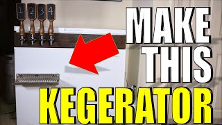 How to Build a KEGERATOR or KEEZER for DRAFT Beer at Home  STEPBYSTEP [upl. by Hausner]