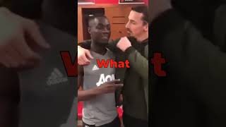 Zlatan Ibrahimovic gets KICKED by Eric Bailly 😱 [upl. by Airoled]