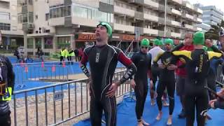 Quarteira ETU Sprint Triathlon European Cup 2018 Junior Men [upl. by Gnuhc]