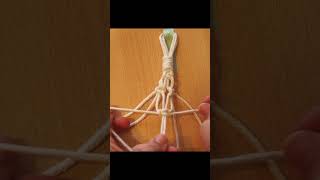 Makramee Amaryllis Aufhängung 🌺 Macrame Plant Wall Hanging [upl. by Gelhar]