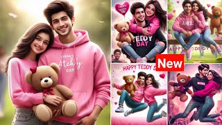 Create 3D Ai Happy teddy🧸day image creator 2024  happy teddy day bing image creator  trending [upl. by Lajes]