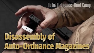 AO Boot Camp Disassembly of AutoOrdnance Magazines [upl. by Eixam]