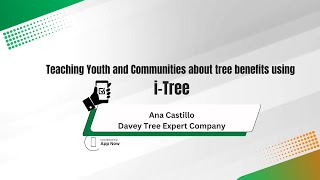 Teaching Youth and Communities about tree benefits using i Tree [upl. by Boffa]