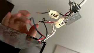 How to Replace a Bathroom Exhaust Fan [upl. by Lasyrc625]