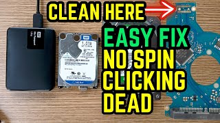 Hard Drive Repair amp Not Showing Up  Clicking Sound  Dead  No Spin  Data Recovery [upl. by Aimal]