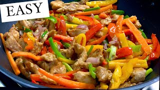 chicken stir fry sauce in 15 minutes from scratch  Christmas Recipe  how to make chicken sauce [upl. by Ahseetal]