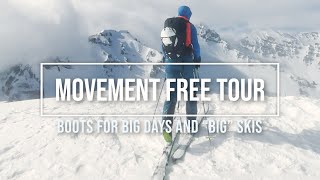 Movement Free Tour  Comfort and Confidence in a Backcountry Touring Boot [upl. by Eikceb]