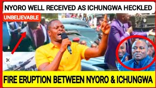 Shocking‼️Kimani Ichungwa Heckled As Ndindi NYORO Warmly Received in Nyeri [upl. by Hayyim]