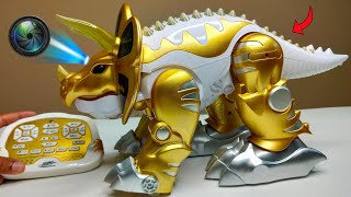 RC Programmable Triceratops Dino Storm AI Robot Unboxing amp Testing  Chatpat toy tv [upl. by Chan]