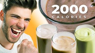 2000 Calorie Smoothies 4 Recipes for Huge Gains [upl. by Tanner]