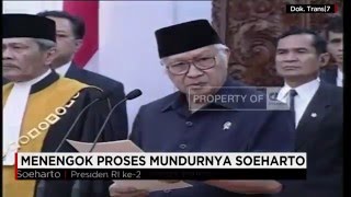 Detikdetik Lengsernya Soeharto dari Presiden RI [upl. by Nareht882]