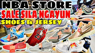 NBA STORE SALE PARI MGA BASKETBALL SHOES AT JERSEY NILA MAS MARAMI SA SHOES [upl. by Herschel]