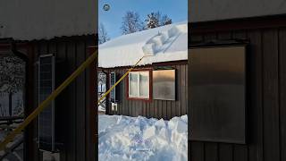 how to remove snow from roof [upl. by Ecnahc106]