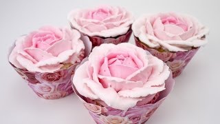 How to pipe beautiful buttercream roses [upl. by Eesyak]