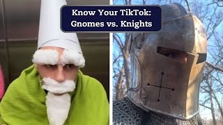 TikToks Battle Between Gnomes and Knights Explained [upl. by Zwiebel]