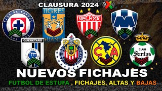 ✅ NUEVOS FICHAJES CONFIRMADOS LIGA MX CL2024  CÓRDOVA A CRUZ AZUL BRANDON A MONTERREY Y VEGA [upl. by Attenra]