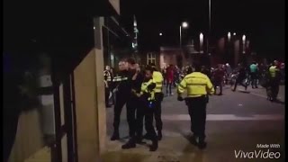 Amateurbeelden van PSVspelers arrestatie Lestienne en Zoet in Eindhoven [upl. by Adnilra564]