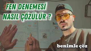 DERECE YAPAMAYAN ÖĞRENCİNİN GÖZÜNDEN TYT FEN DENEME ÇÖZÜMÜ  YKS 2024 [upl. by Shira10]