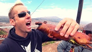 I ate Guinea Pig in Peru 🇵🇪 [upl. by Eicyak]