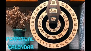 How To DIY Perpetual Calendar Paper Craft [upl. by Dearden]