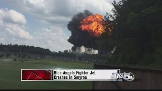 Blue Angel Goes Down In Fiery Crash One Confirmed Dead [upl. by Neeroc491]