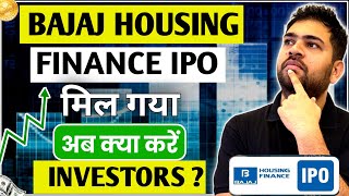 Bajaj Housing Finance IPO Listing Gains  What should investors do [upl. by Attiuqehs]