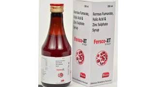 Fersco XT Syrup Ferrous Fumarate Folic Acid amp Zinc Sulphate Syrup [upl. by Opal277]