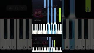 INCREDIBOX SPRUNKI HORROR PINKI THEME EASY PIANO BEGINNER TUTORIAL [upl. by Annua879]